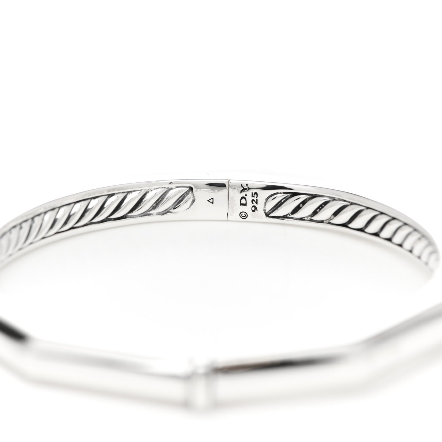 Sterling Silver Stax Faceted Cable Bracelet
