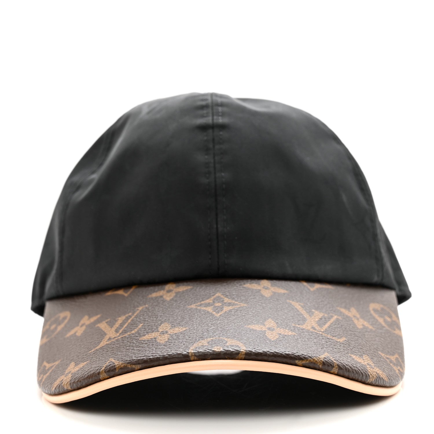 Louis Vuitton Polyester Silk Monogram LV Get Ready Cap M Black 3 of 11