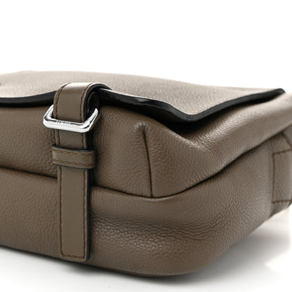 Loewe Soft Grained Calfskin Military Messenger Bag Brown 10 of 12