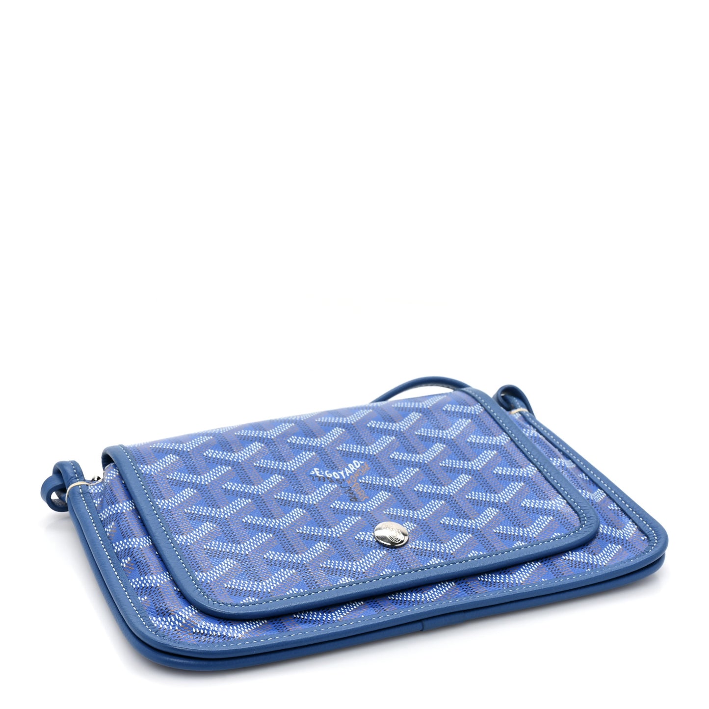 Goyardine Plumet Wallet Clutch Sky Blue