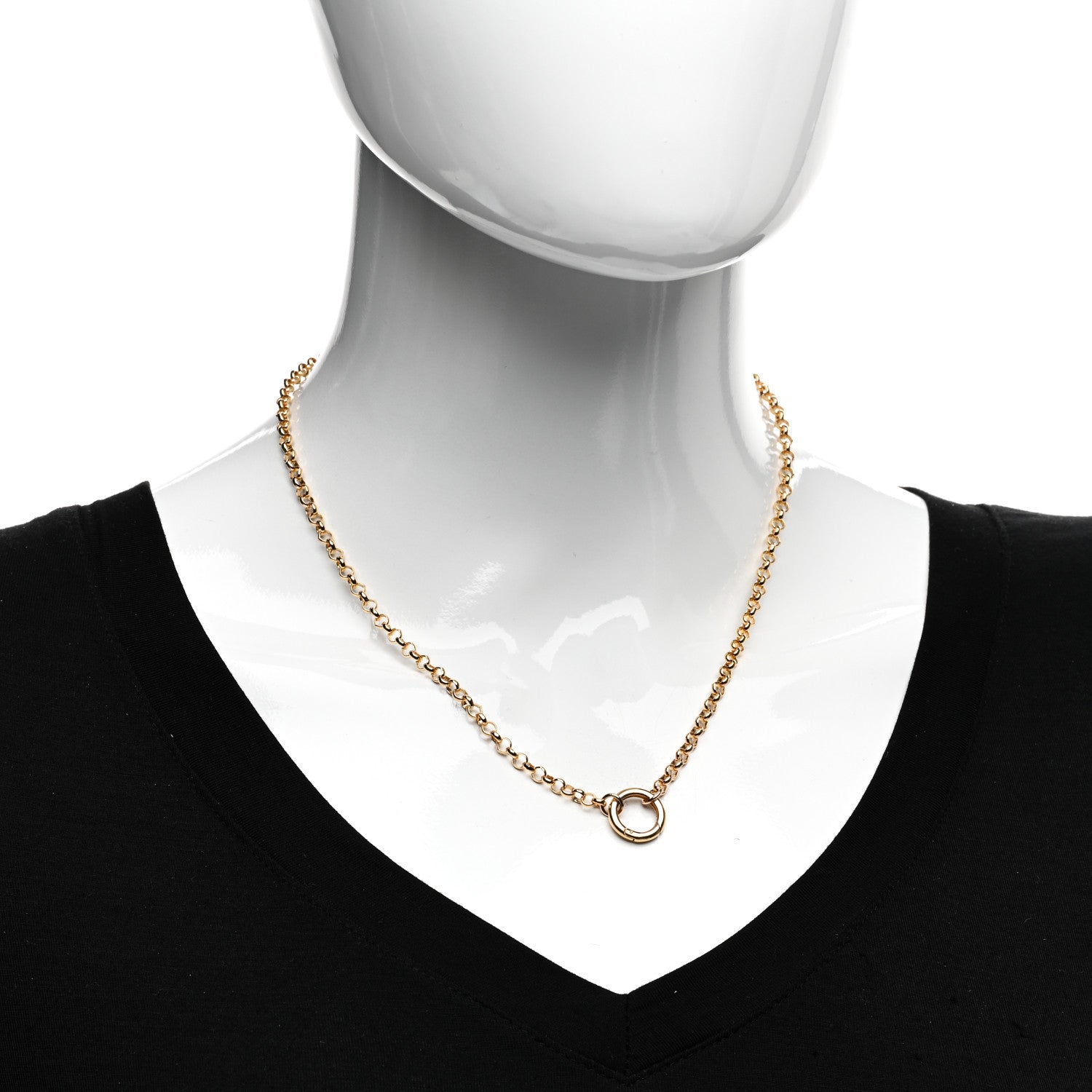 Foundrae 18K Rose Gold Medium Annex Link Necklace 2 of 4