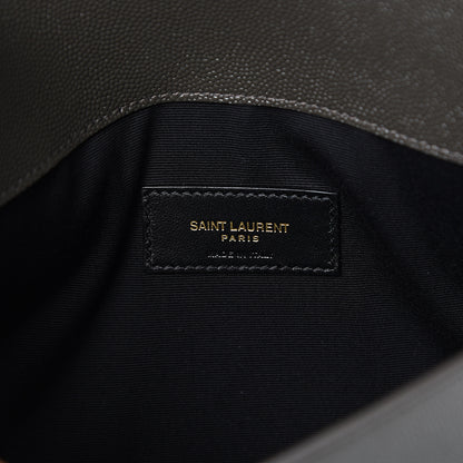 Saint Laurent Grain De Poudre Uptown Pouch Pebble 5 of 7