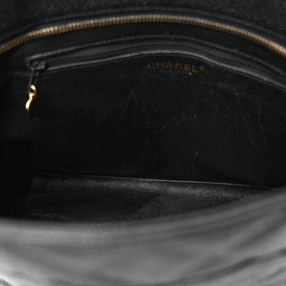 Chanel Caviar Quilted Medallion Tote Black 18 of 20