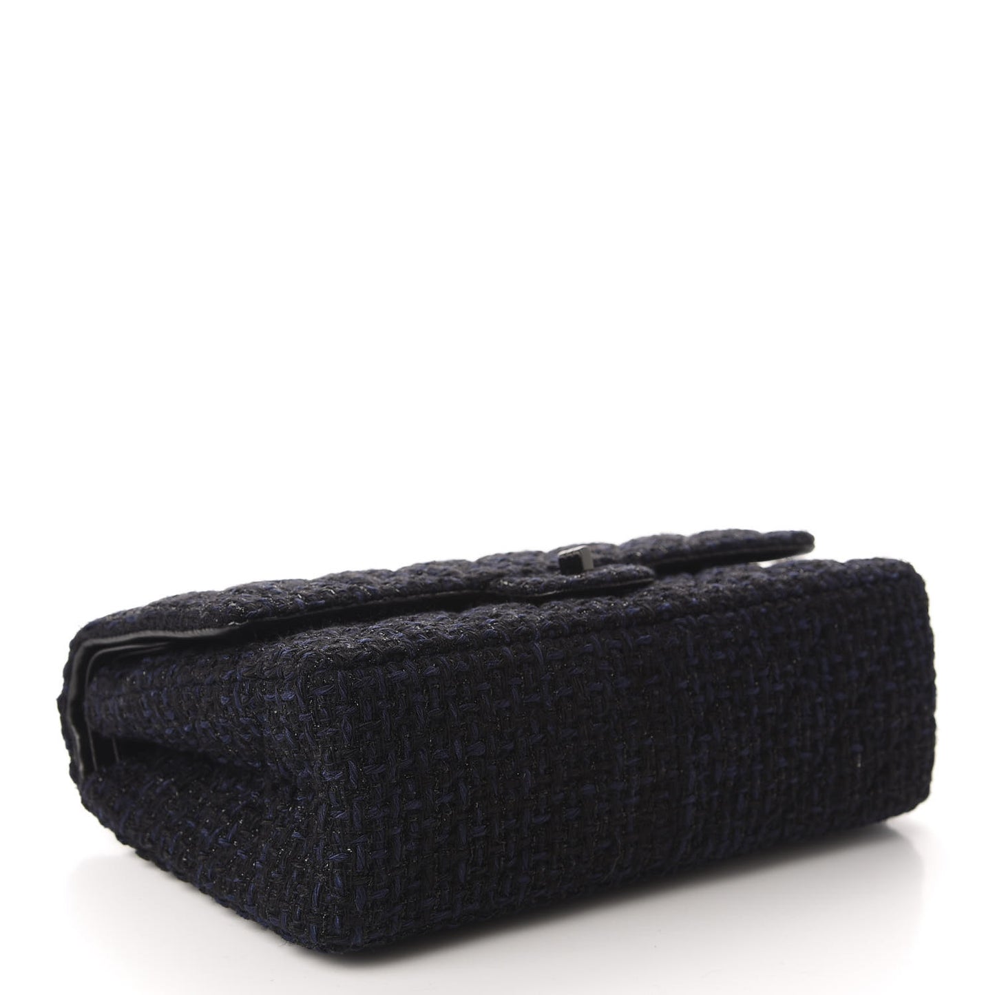 Metallic Tweed Quilted 2.55 Reissue 226 Flap Navy Blue