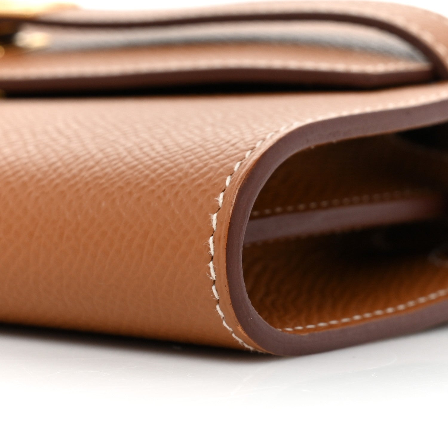 Hermes Epsom Kelly Wallet To Go Gold 9 of 10