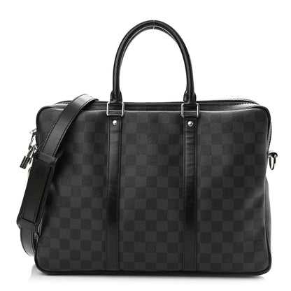 Louis Vuitton Damier Graphite Porte Documents Voyage PM 1 of 15