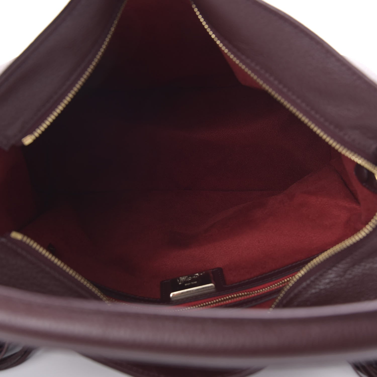 Christian Louboutin Empire Calf Spikes Fringe Eloise Hobo Bordeaux 5 of 10