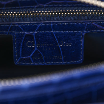 Christian Dior Alligator Medium Lady Dior Blue Roi 6 of 10