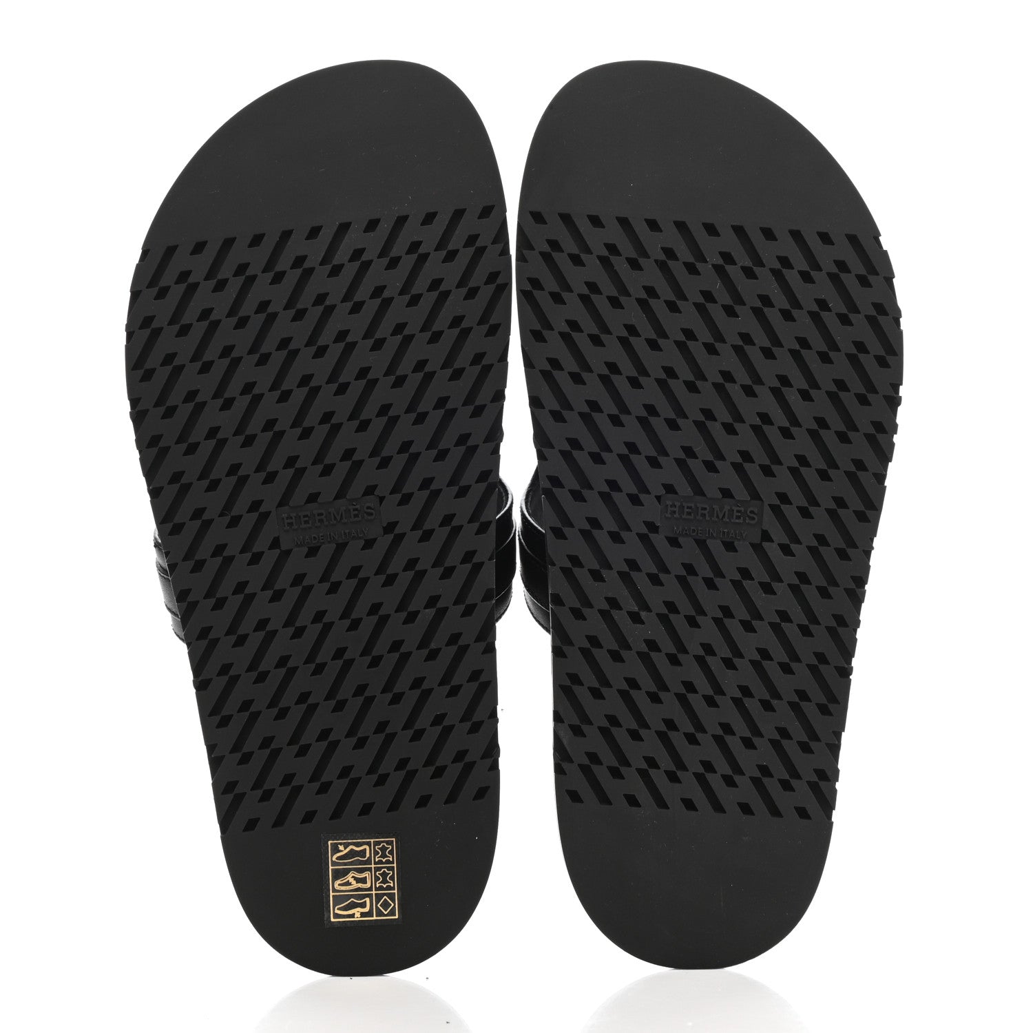 Hermes Calfskin Womens Empire Sandals 36 Black 5 of 8