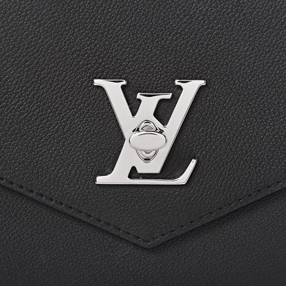 Louis Vuitton Soft Calfskin My Lockme Chain Bag BB Black 7 of 9
