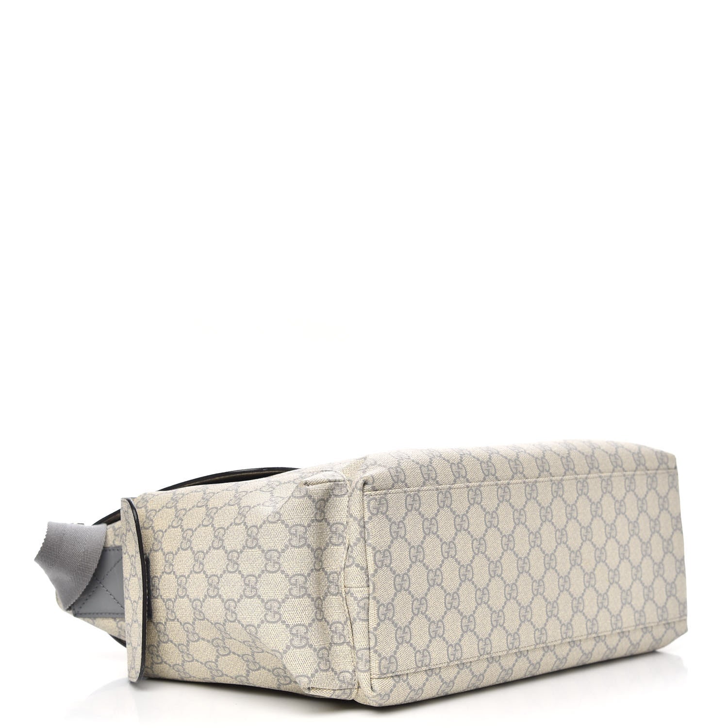 Gucci GG Plus Monogram Messenger Diaper Bag Ecru Grigio 4 of 11