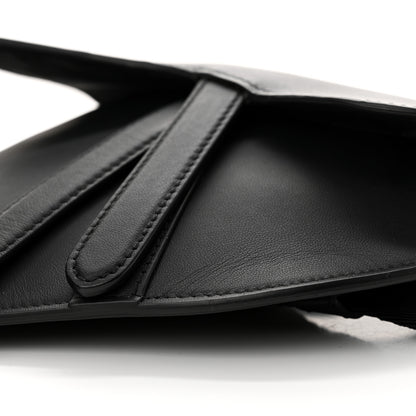Christian Dior Ultra Matte Calfskin Saddle Belt Bag Black 9 of 10