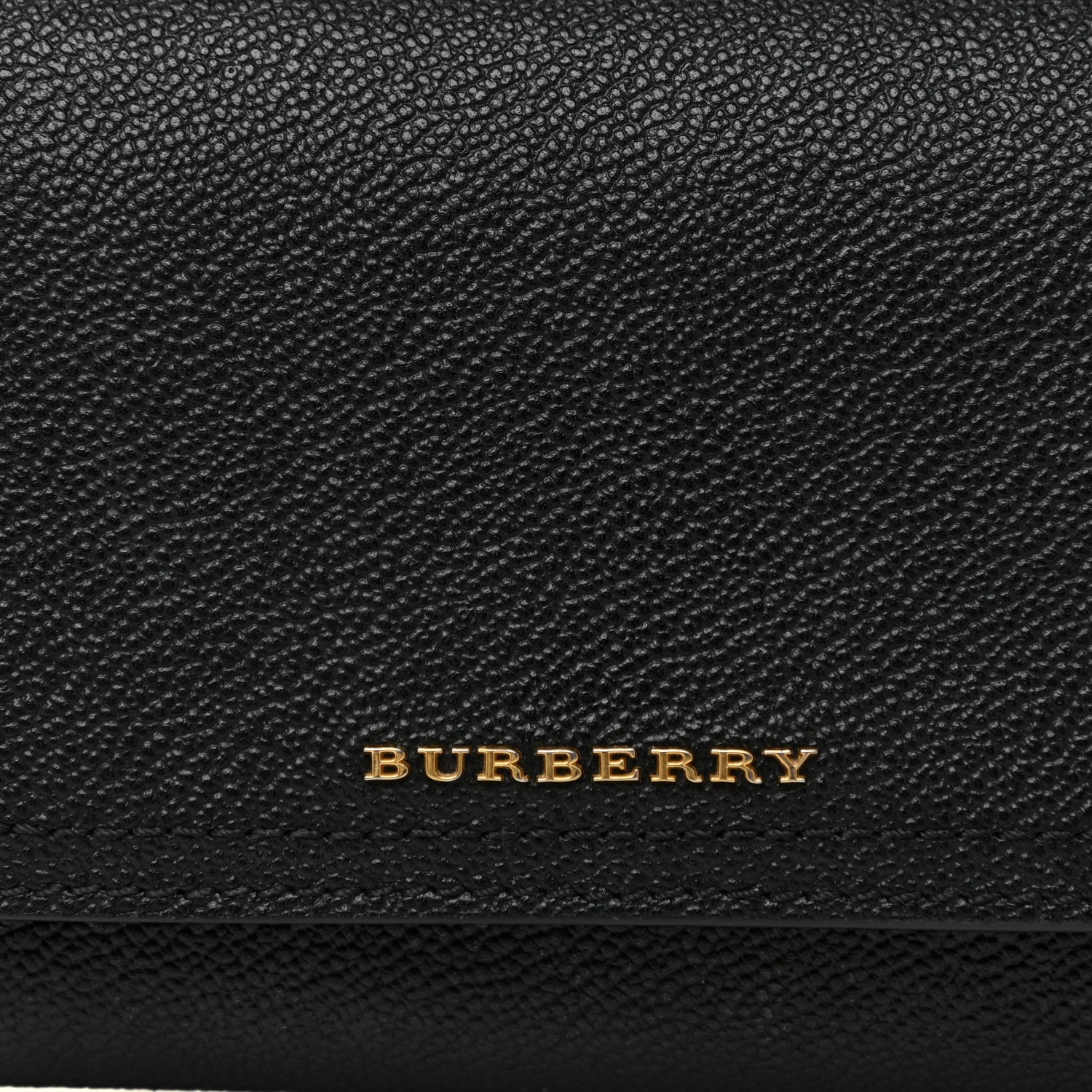 Burberry Grainy Calfskin Henley Wallet On Chain Black 8 of 16