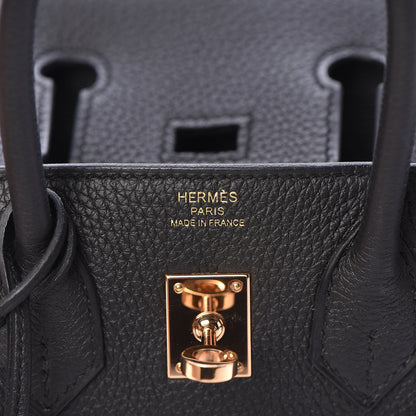 Hermes Togo Birkin 25 Black 24 of 34
