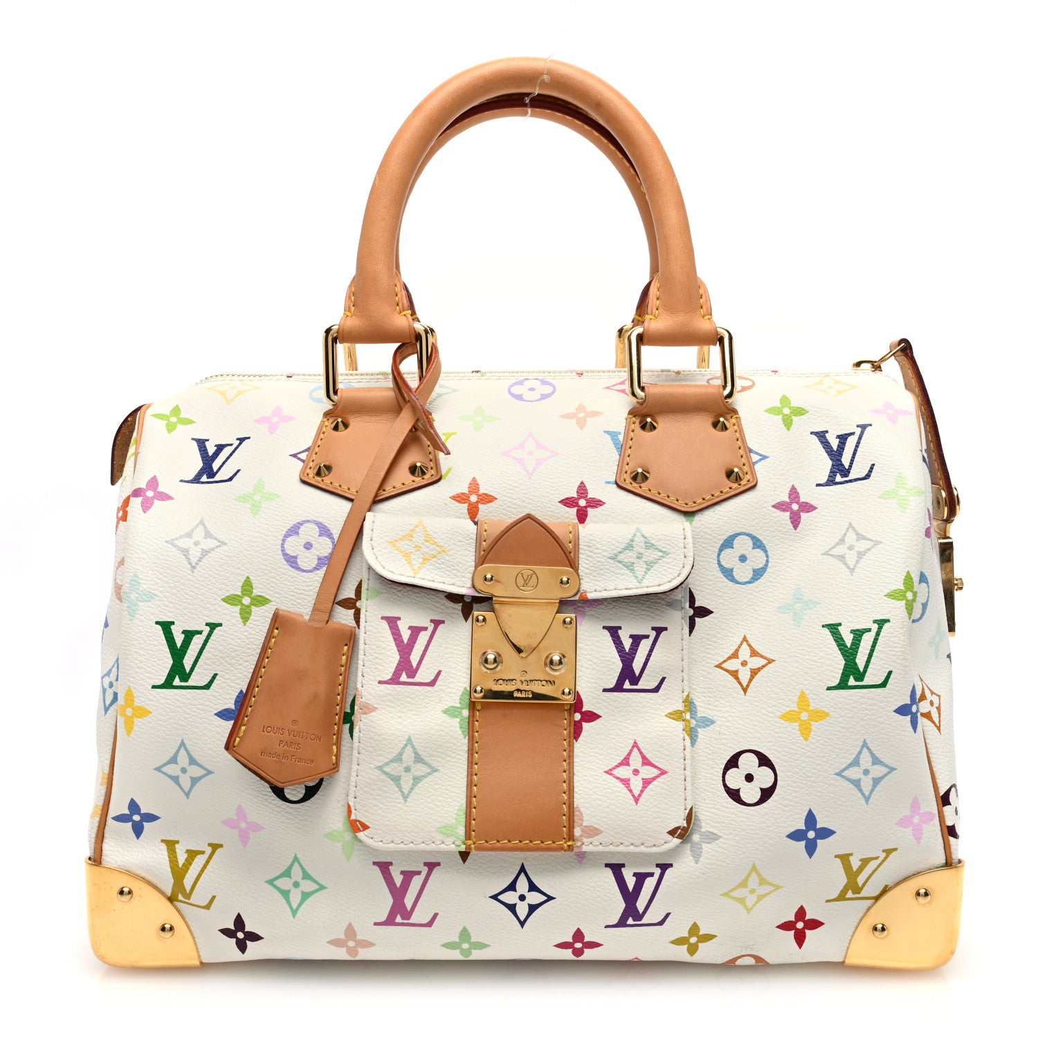 Louis Vuitton Monogram Multicolor Speedy 30 White 1 of 9
