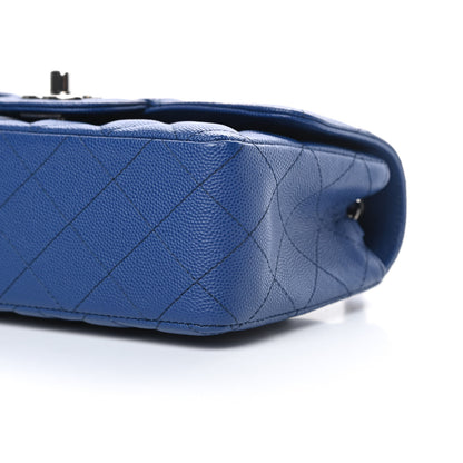 Chanel Caviar Quilted Mini Rectangular Flap Blue 10 of 11