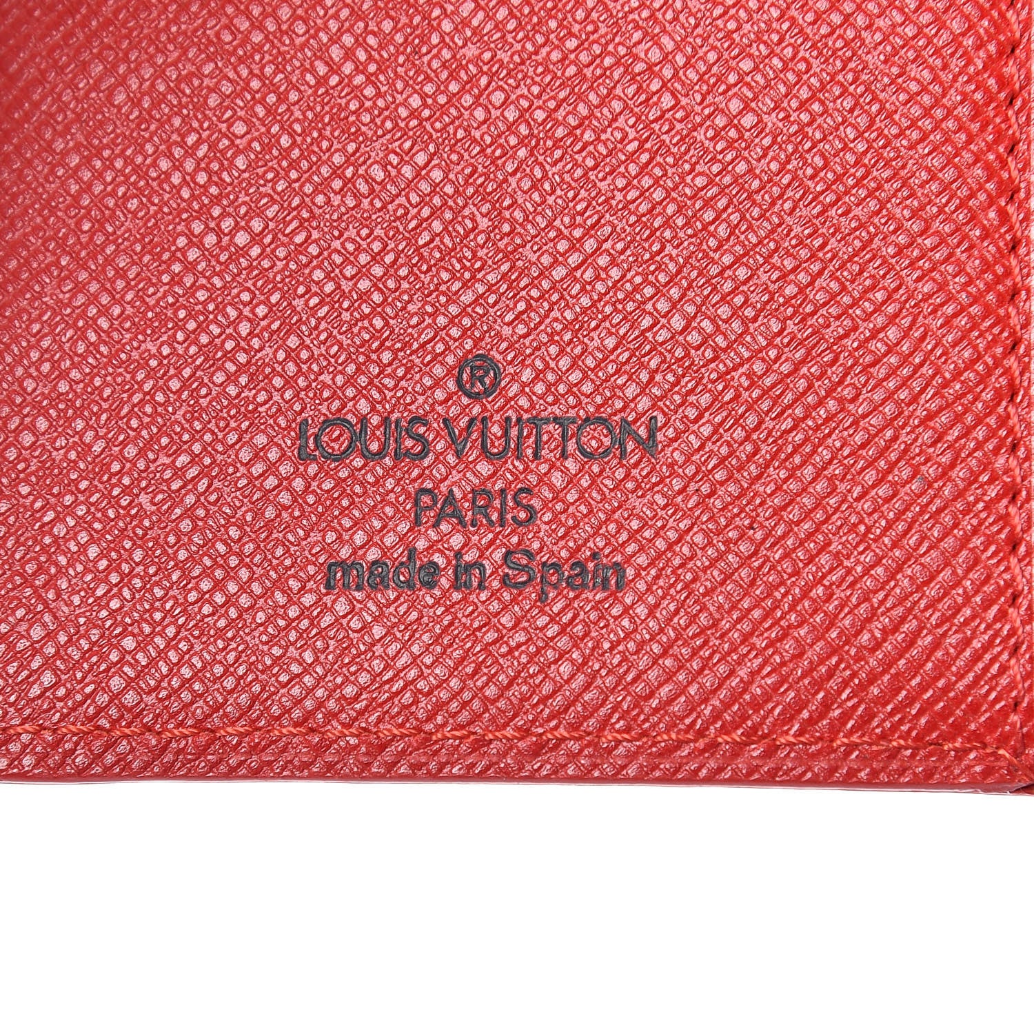 Louis Vuitton Epi Small Ring Agenda Cover Castillan Red 6 of 9