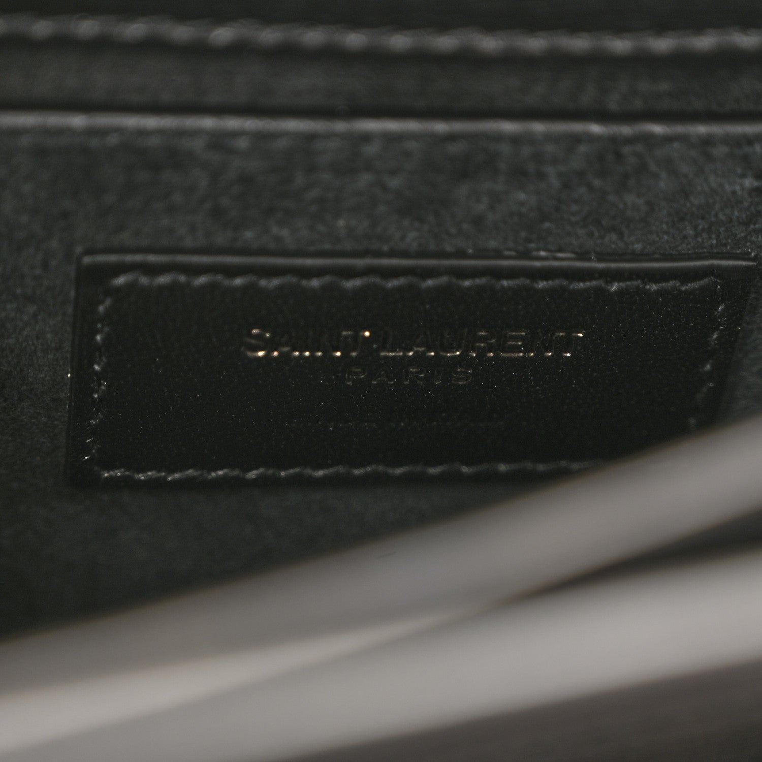 Saint Laurent Calfskin Medium Monogram Monochrome Sunset Black 6 of 11