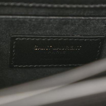 Saint Laurent Calfskin Medium Monogram Monochrome Sunset Black 6 of 11