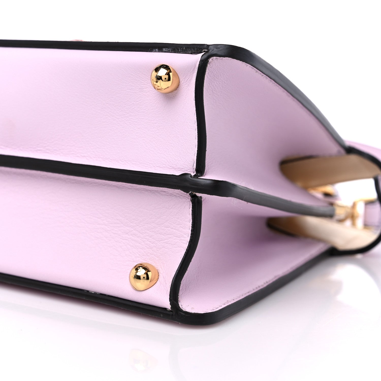 Fendi Vitello Seta Shiny Nappa Dancing Girls Inlay Small Peekaboo I SEE U Satchel Anemone Multicolor 8 of 8