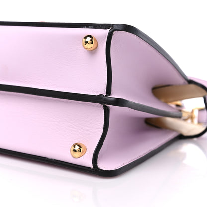 Fendi Vitello Seta Shiny Nappa Dancing Girls Inlay Small Peekaboo I SEE U Satchel Anemone Multicolor 8 of 8