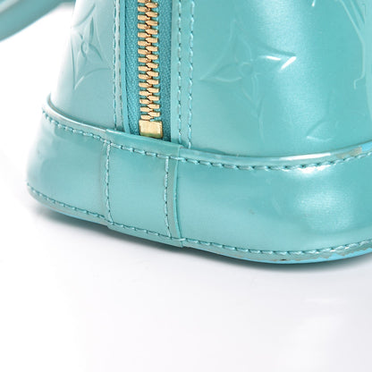Louis Vuitton Vernis Alma BB Blue Lagon 19 of 24