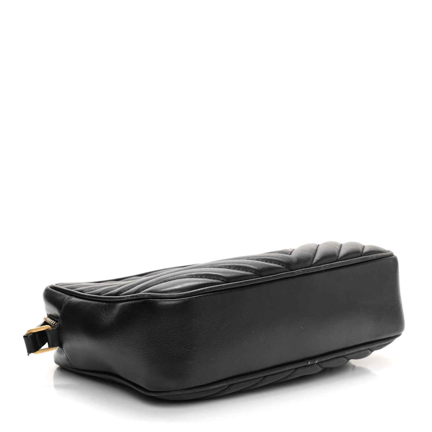 Calfskin Matelasse Monogram Lou Camera Bag Black