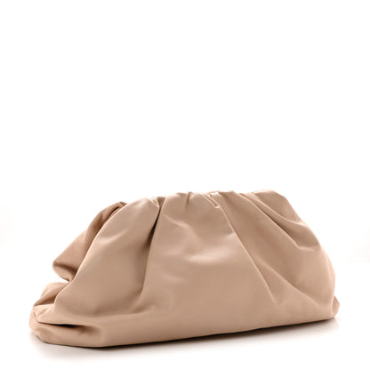 Bottega Veneta Smooth Butter Calf The Pouch Oversized Clutch Nude 3 of 7