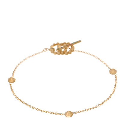 Gucci 18K Yellow Gold Multi Gemstone Running G Bracelet 2 of 3