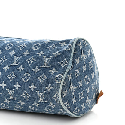 Louis Vuitton Monogram Denim Neo Speedy Blue 9 of 12