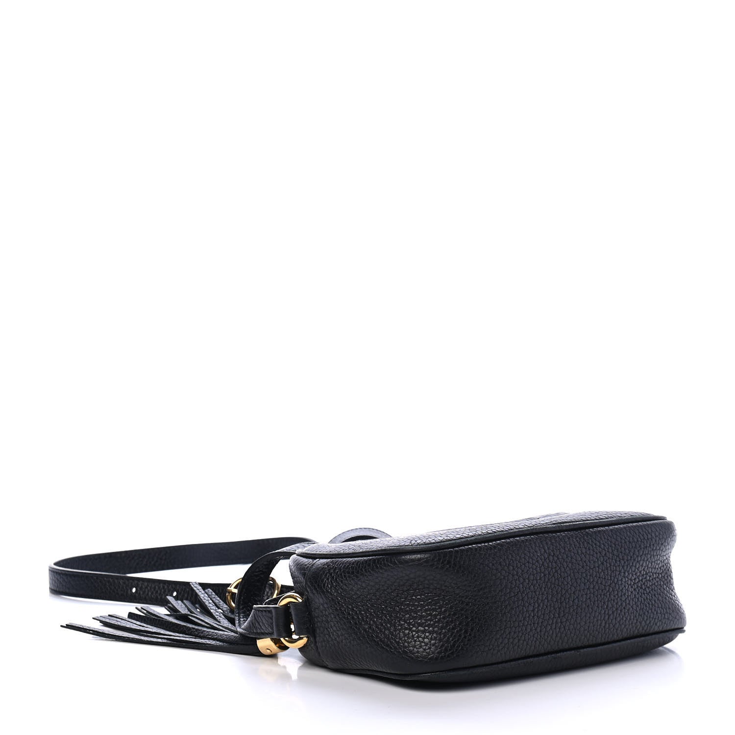 Gucci Pebbled Calfskin Mini Soho Disco Bag Black 3 of 4