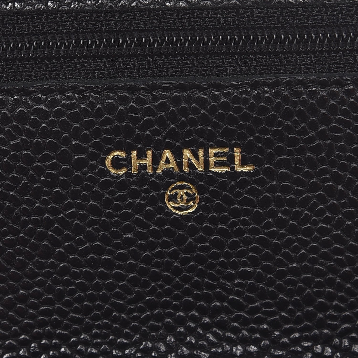 Chanel Caviar Quilted Wallet On Chain WOC Black 6 of 10