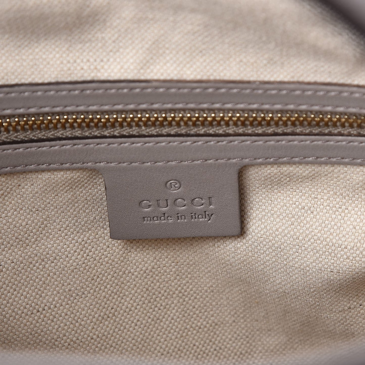 Guccissima Medium Bree Foldover Tote Storm Grey