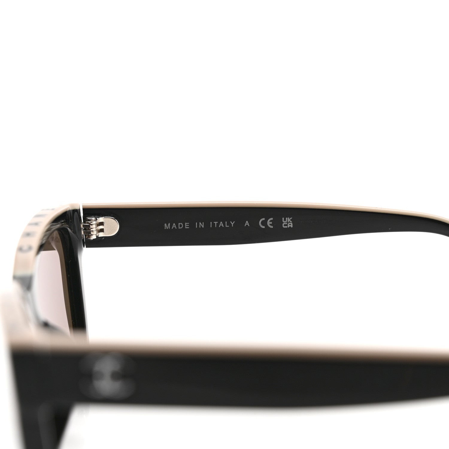 Chanel Acetate Polarized Square Sunglasses 5417-A Black 6 of 7