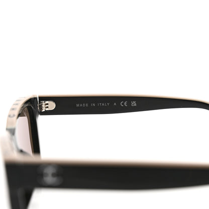 Chanel Acetate Polarized Square Sunglasses 5417-A Black 6 of 7