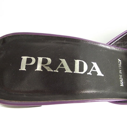 Prada Leather Mules 38 Viola 7 of 8