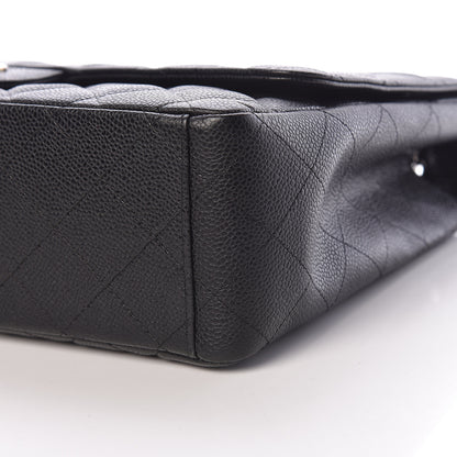 Chanel Caviar Quilted Maxi Single Flap Black 10 of 11