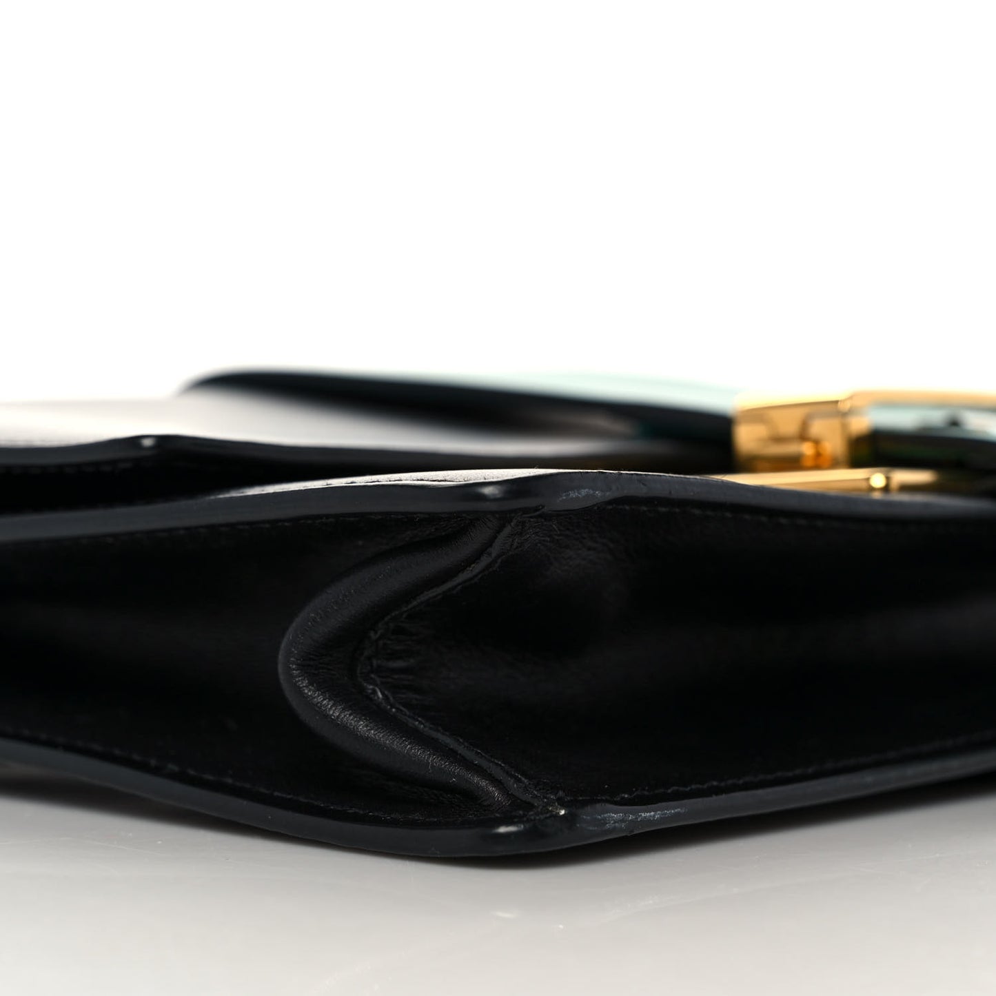 City Calf Ribbon Bag Marmo Black Giada