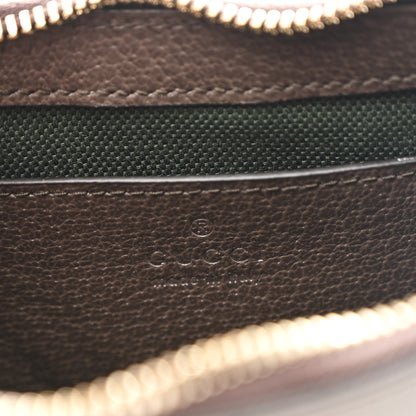 Gucci GG Supreme Monogram Textured Dollar Calfskin Web Mini Ophidia Shoulder Bag Beige Ebony New Acero 5 of 10