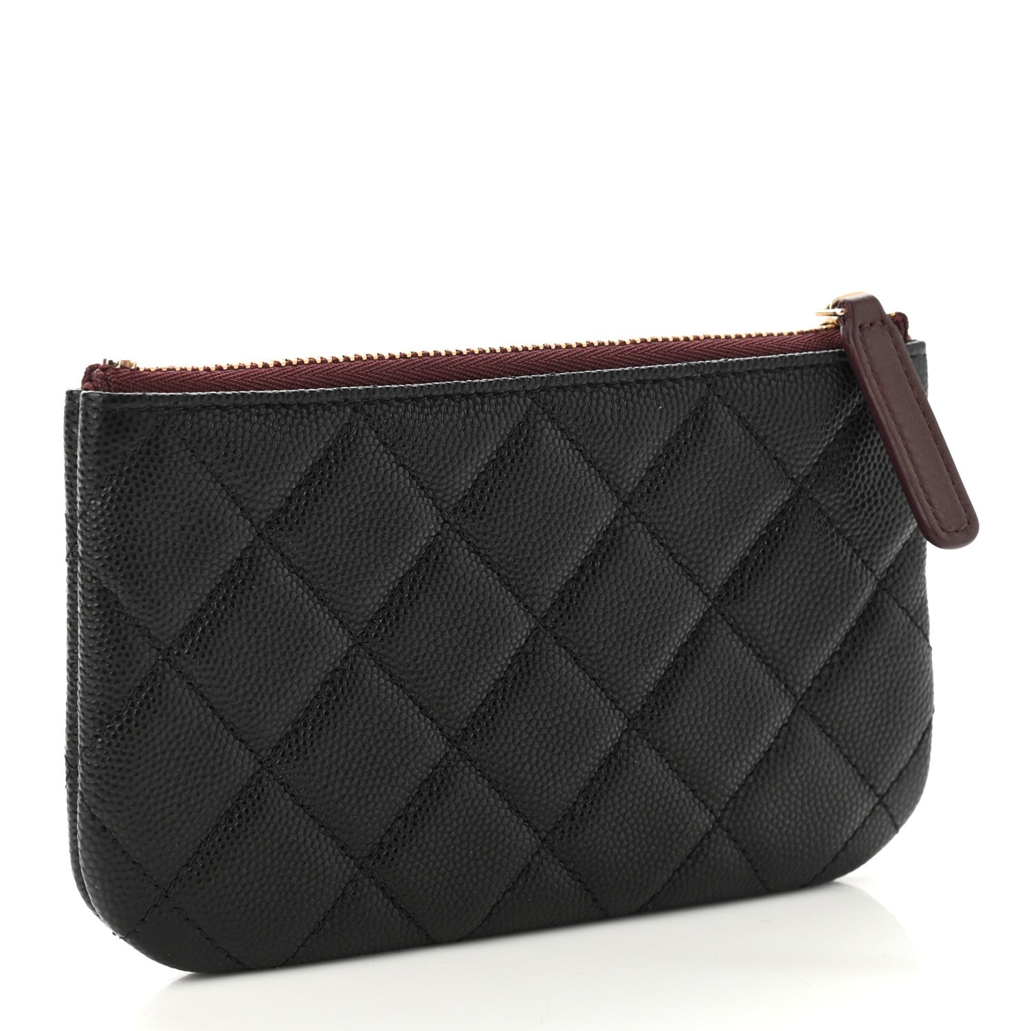 Chanel Caviar Quilted Small Cosmetic Case Black 3 of 8