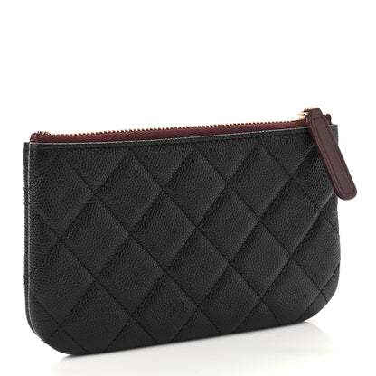 Chanel Caviar Quilted Small Cosmetic Case Black 3 of 8