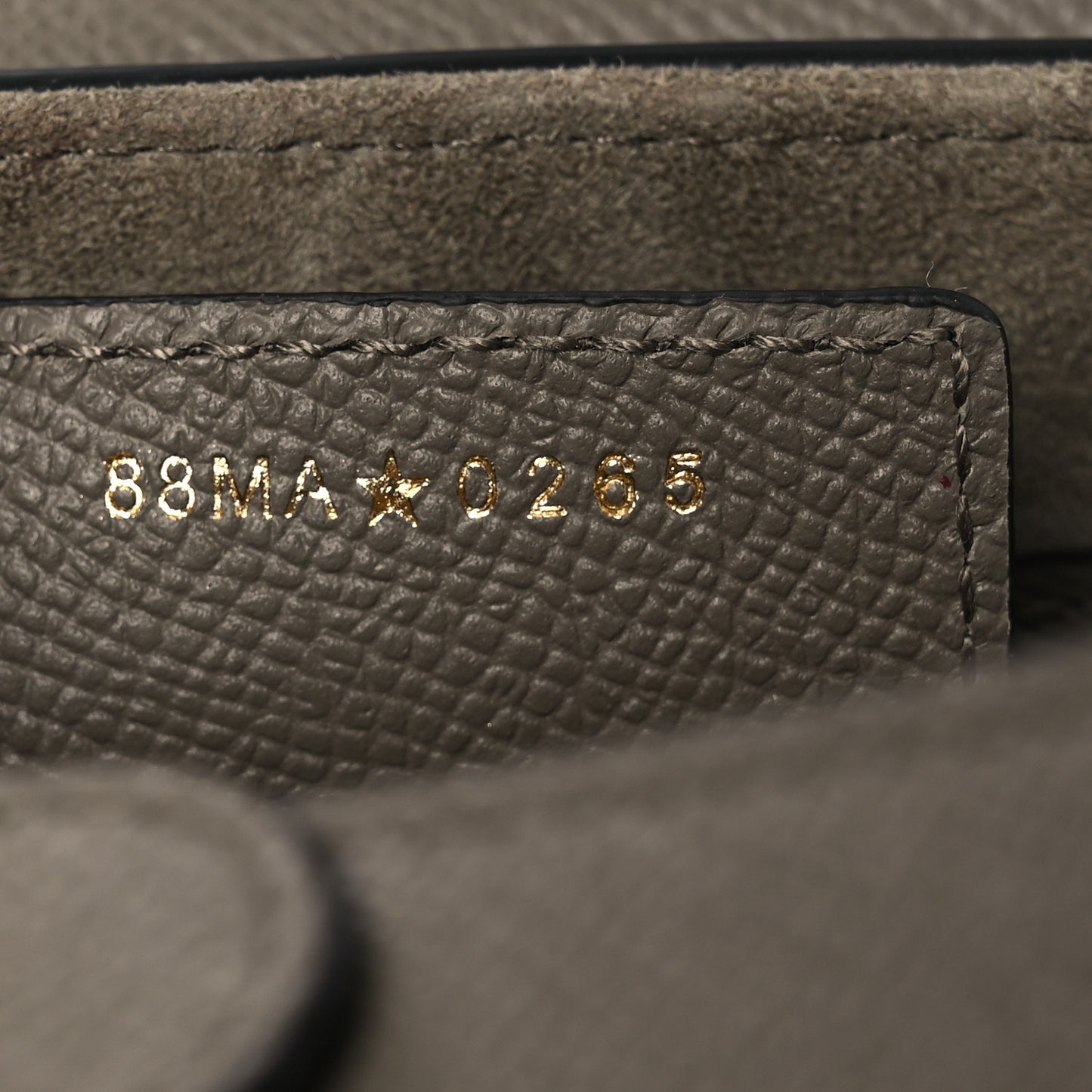 Grained Calfskin Saddle Bag With Strap Clay Green
