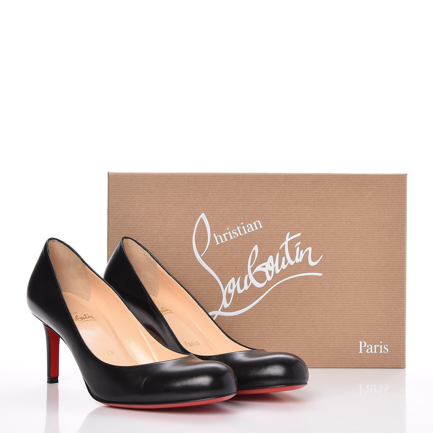Christian Louboutin Kid Simple 70 Pumps 37 Black 8 of 8