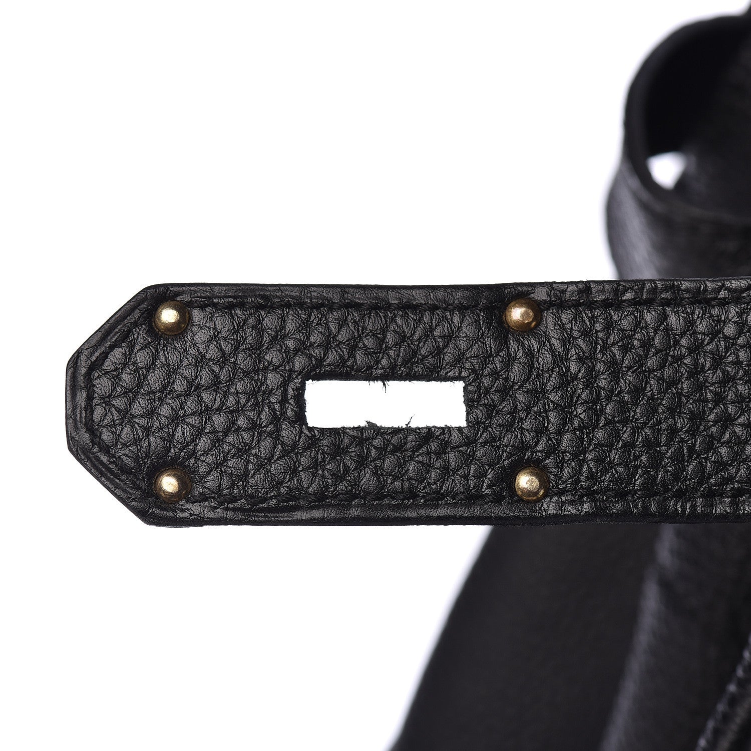 Hermes Togo HAC Travel Birkin 50 Black 28 of 35