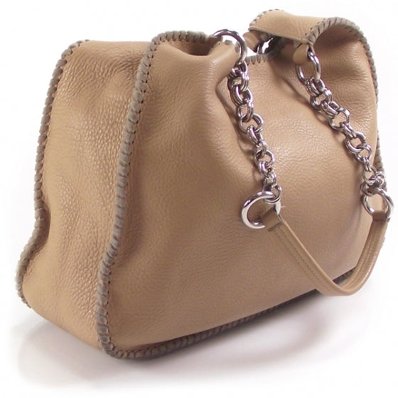 Prada Leather Chain Hobo 3 of 12