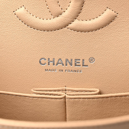 Chanel Caviar Quilted Medium Double Flap Beige 6 of 9