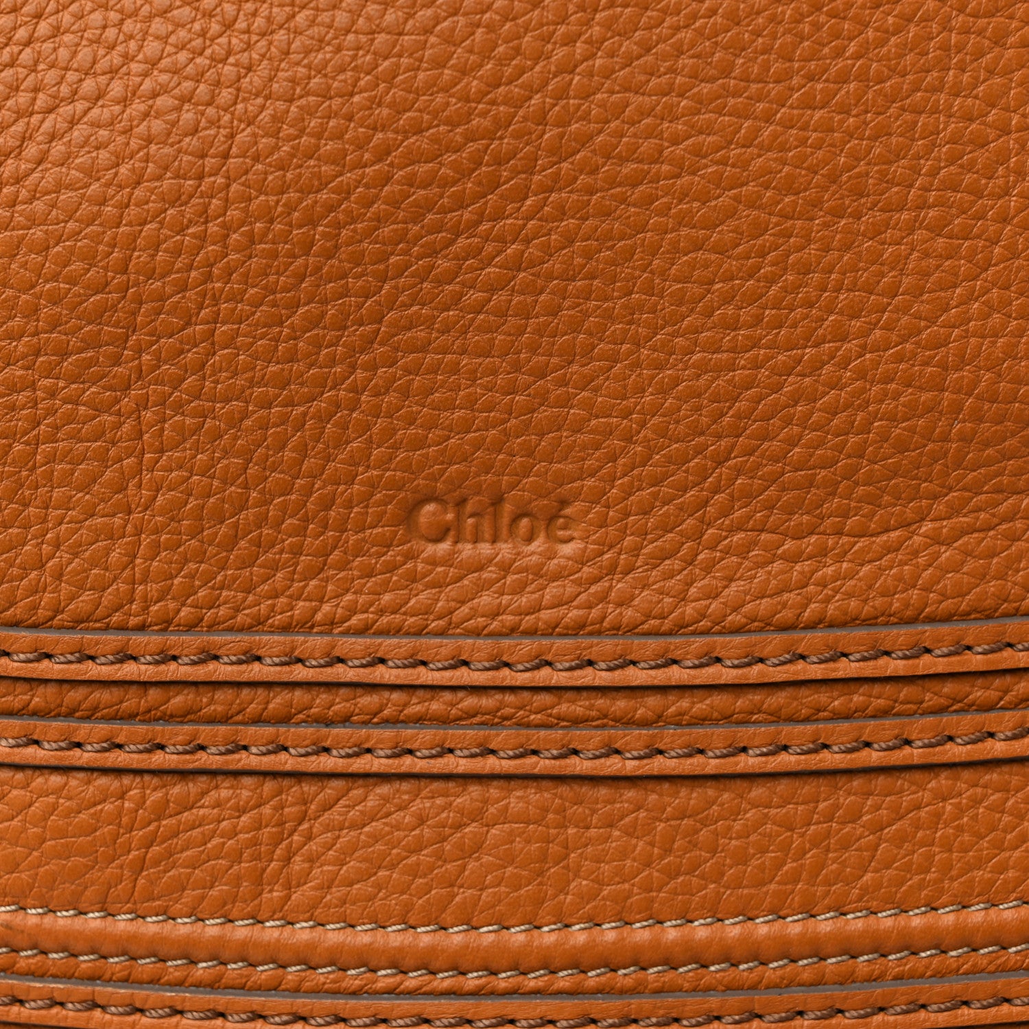 Chloe Calfskin Medium Marcie Satchel Brown Sugar 16 of 18