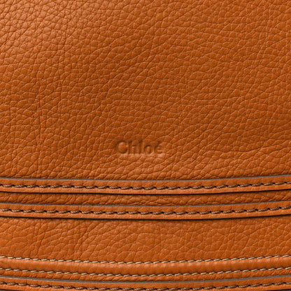 Chloe Calfskin Medium Marcie Satchel Brown Sugar 16 of 18