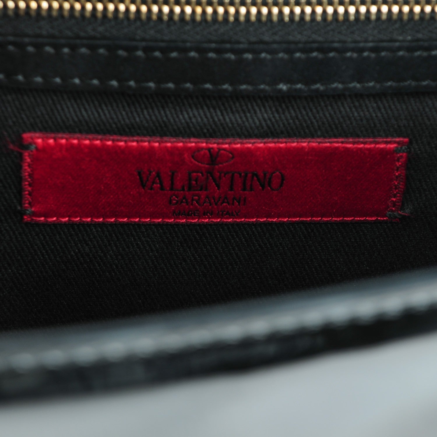 Valentino Garavani Patent Small Glam Lock Rockstud Flap Black 6 of 7