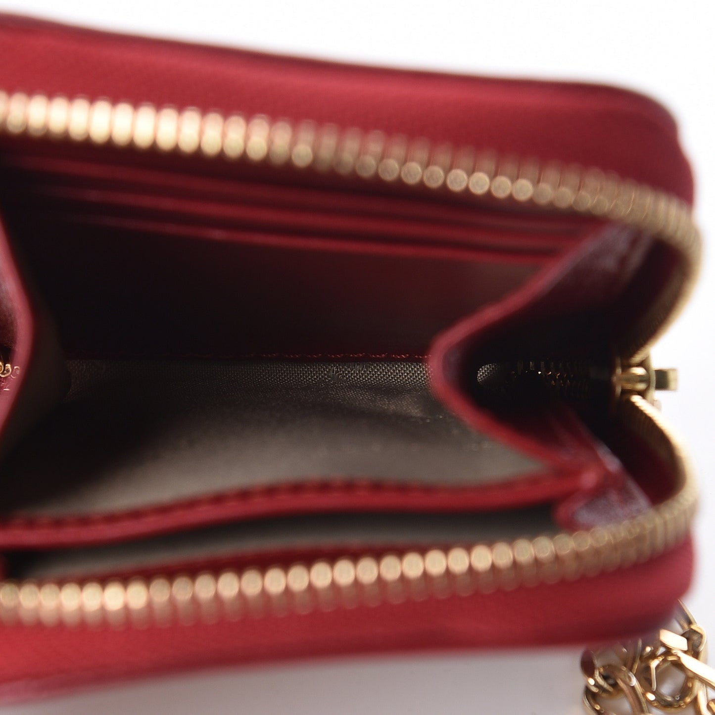 Haymarket Check Wristlet Pouch Red